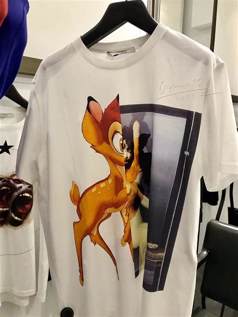 givenchy bambi shirt white|Givenchy disney t shirts.